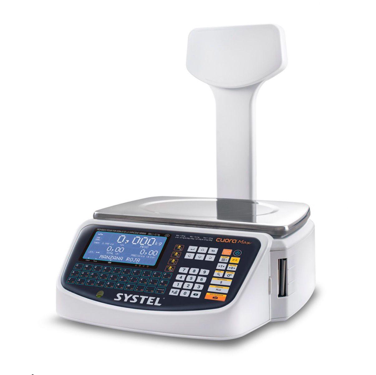 Balanza Systel Cuora Max Etiqueta + Ticket Ethernet